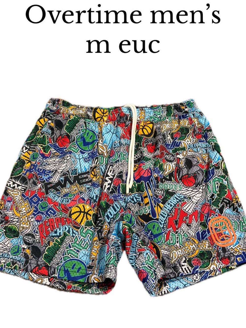 Overtime men’s medium mesh elite basketball shorts